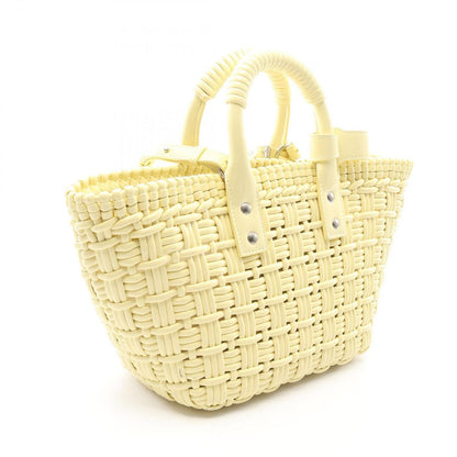 Balenciaga Tote Bistro XS Basket 2-Way Pastel Yellow Enamel — view 2