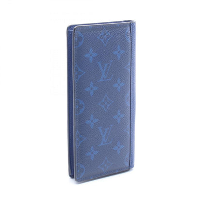 Louis Vuitton Bifold Wallet Portefeuille Brazza Cobalt Leather — view 2