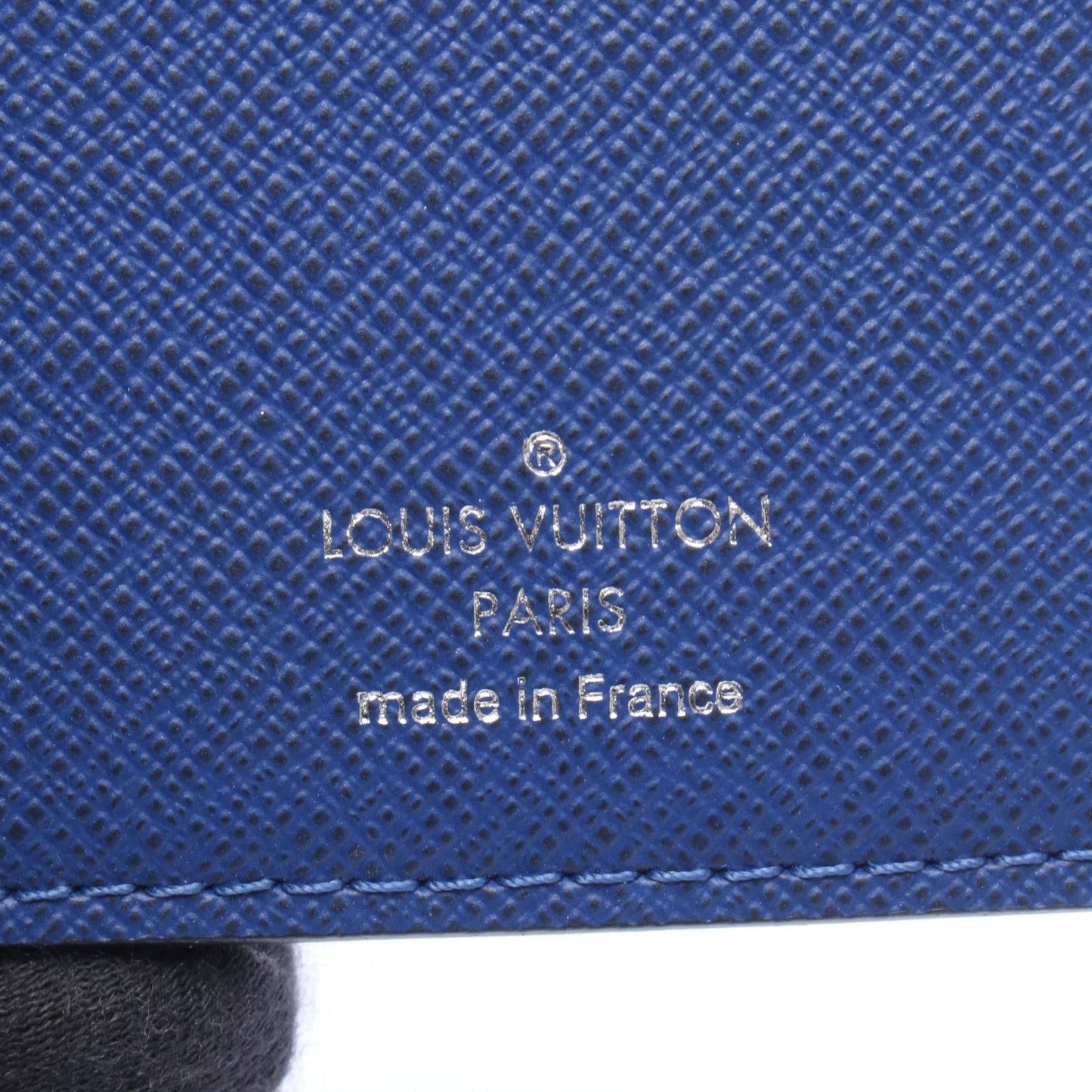 Louis Vuitton Bifold Wallet Portefeuille Brazza Cobalt Leather — view 4