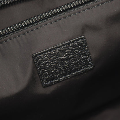 Gucci Shoulder Bag GG Crystal Black Canvas Leather — view 4