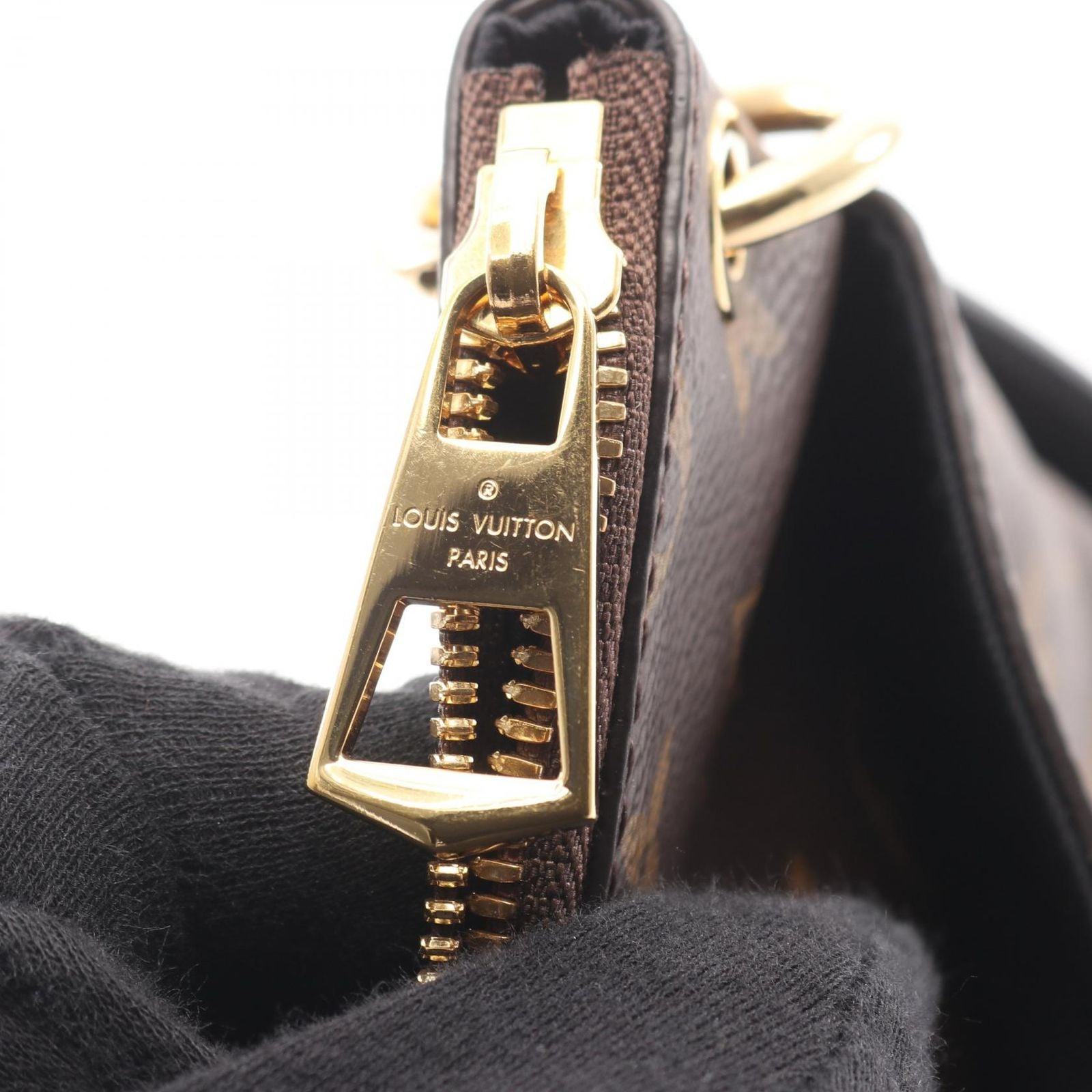 Louis Vuitton Shoulder Bag Odeon NM PM Noir Canvas Leather — view 6