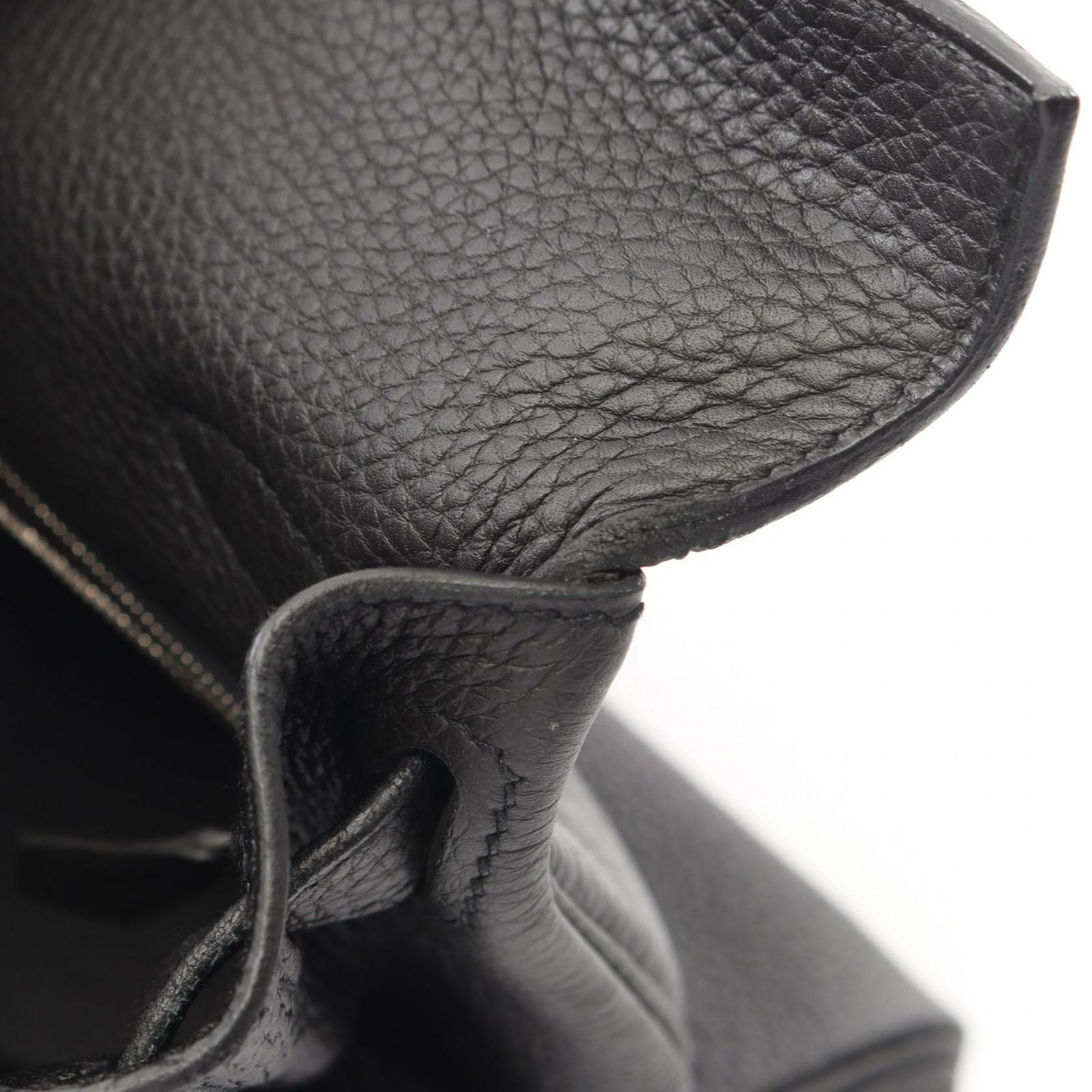 Hermes Handbag Kelly 28 Retourne 2-Way Black Leather — view 7