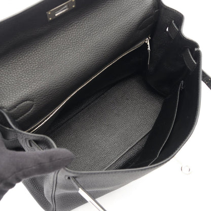 Hermes Handbag Kelly 28 Retourne 2-Way Black Leather — view 3