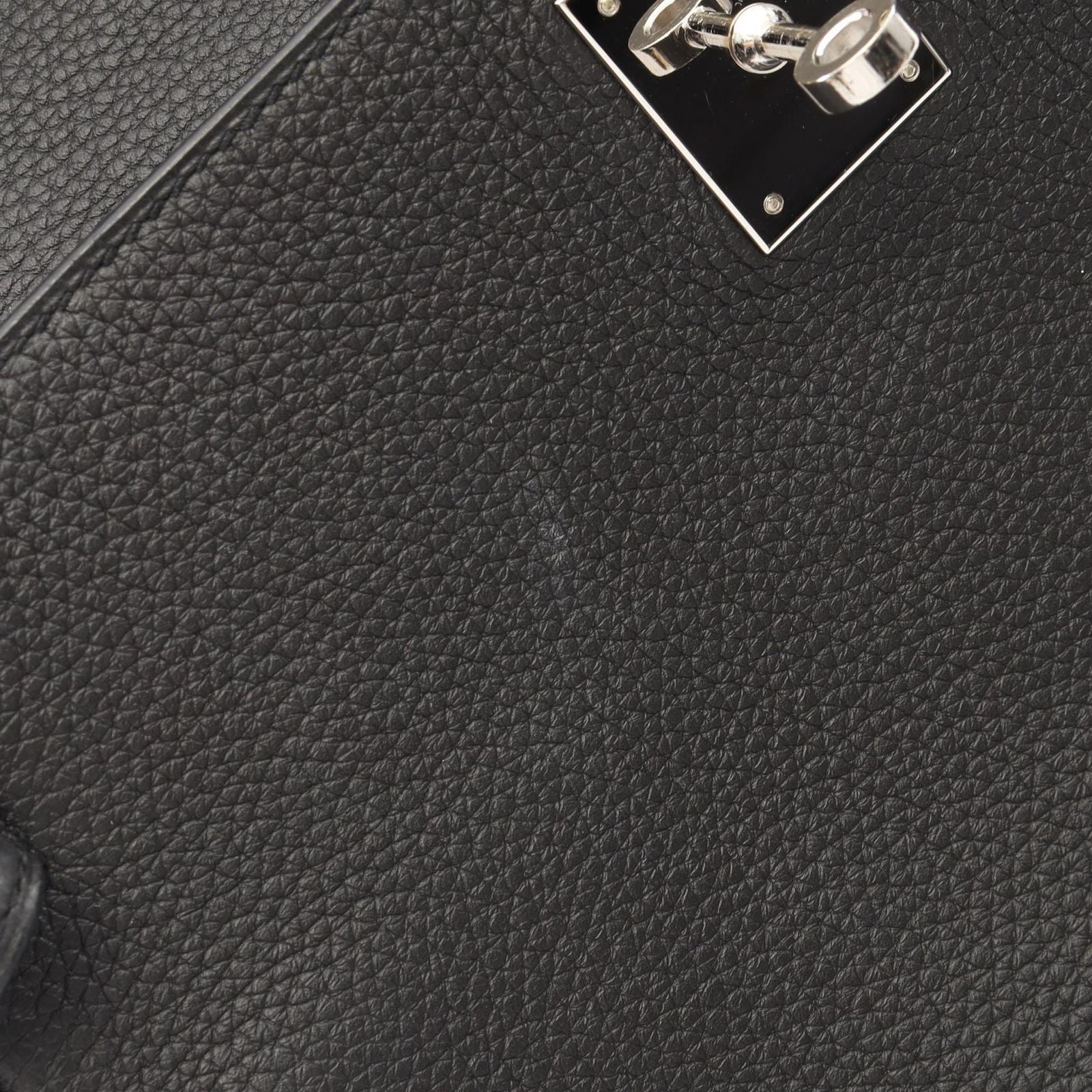 Hermes Handbag Kelly 28 Retourne 2-Way Black Leather — view 9