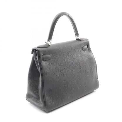 Hermes Handbag Kelly 28 Retourne 2-Way Black Leather — view 2
