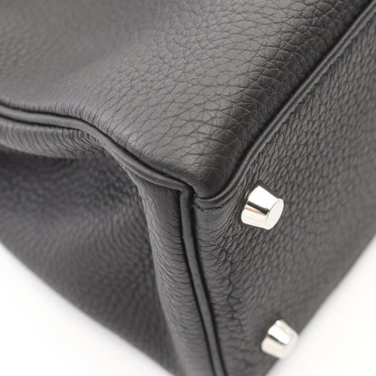 Hermes Handbag Kelly 28 Retourne 2-Way Black Leather — view 8