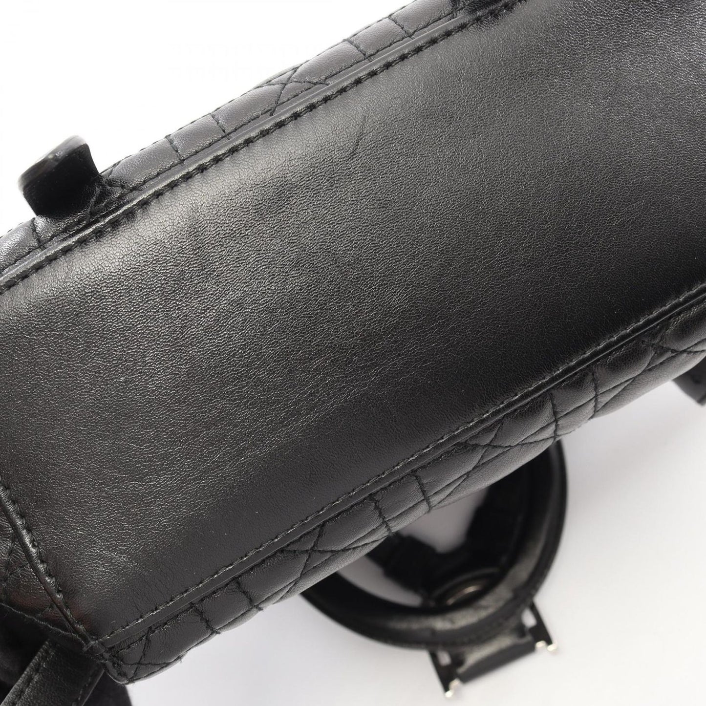 Dior Backpack Cannage Black Leather Star — view 7