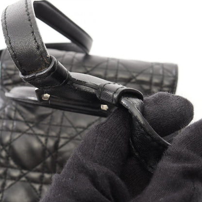 Dior Backpack Cannage Black Leather Star — view 9