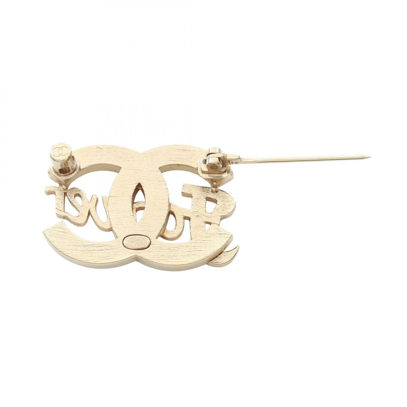 Chanel Brooch CC Logo — view 2