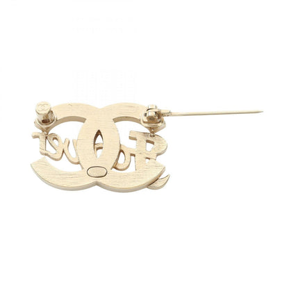Chanel Brooch CC Logo — view 2