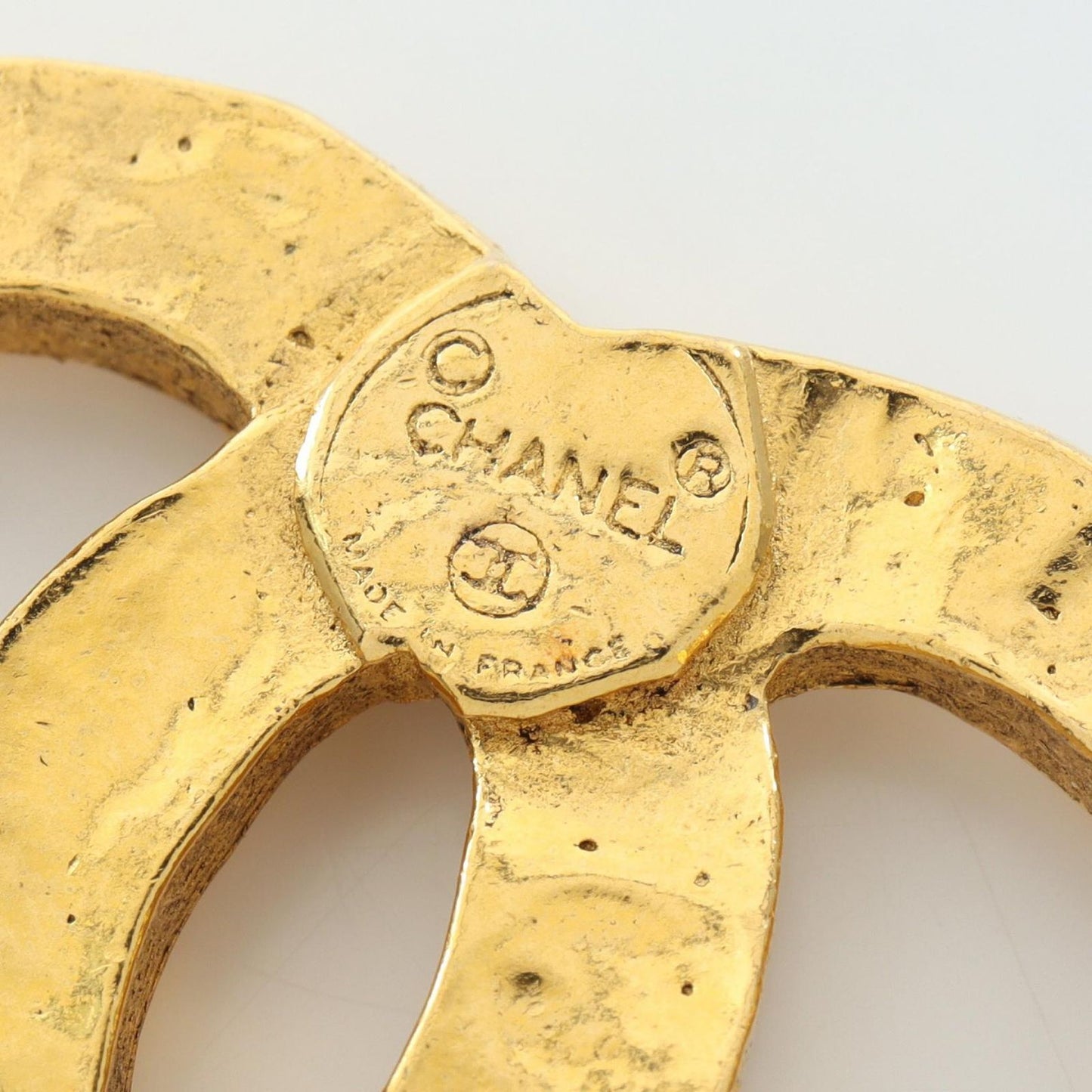 Chanel Brooch CC Logo — view 3