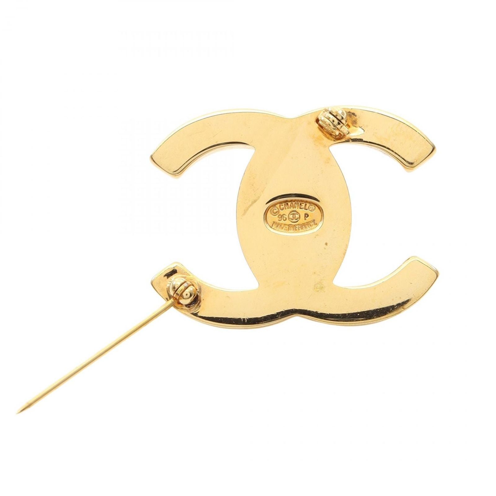 Chanel Brooch CC Logo — view 2
