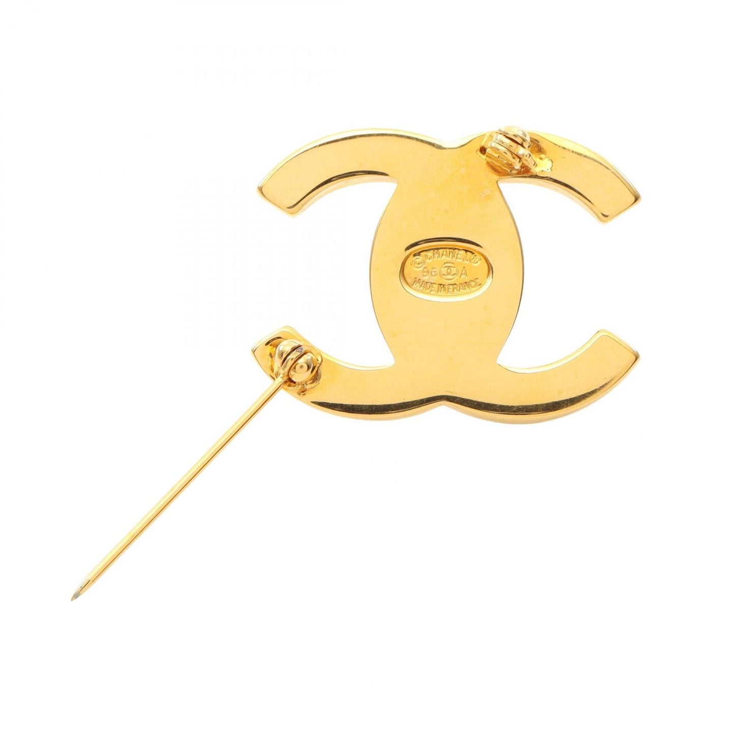Chanel Brooch CC Logo Turnlock — view 2