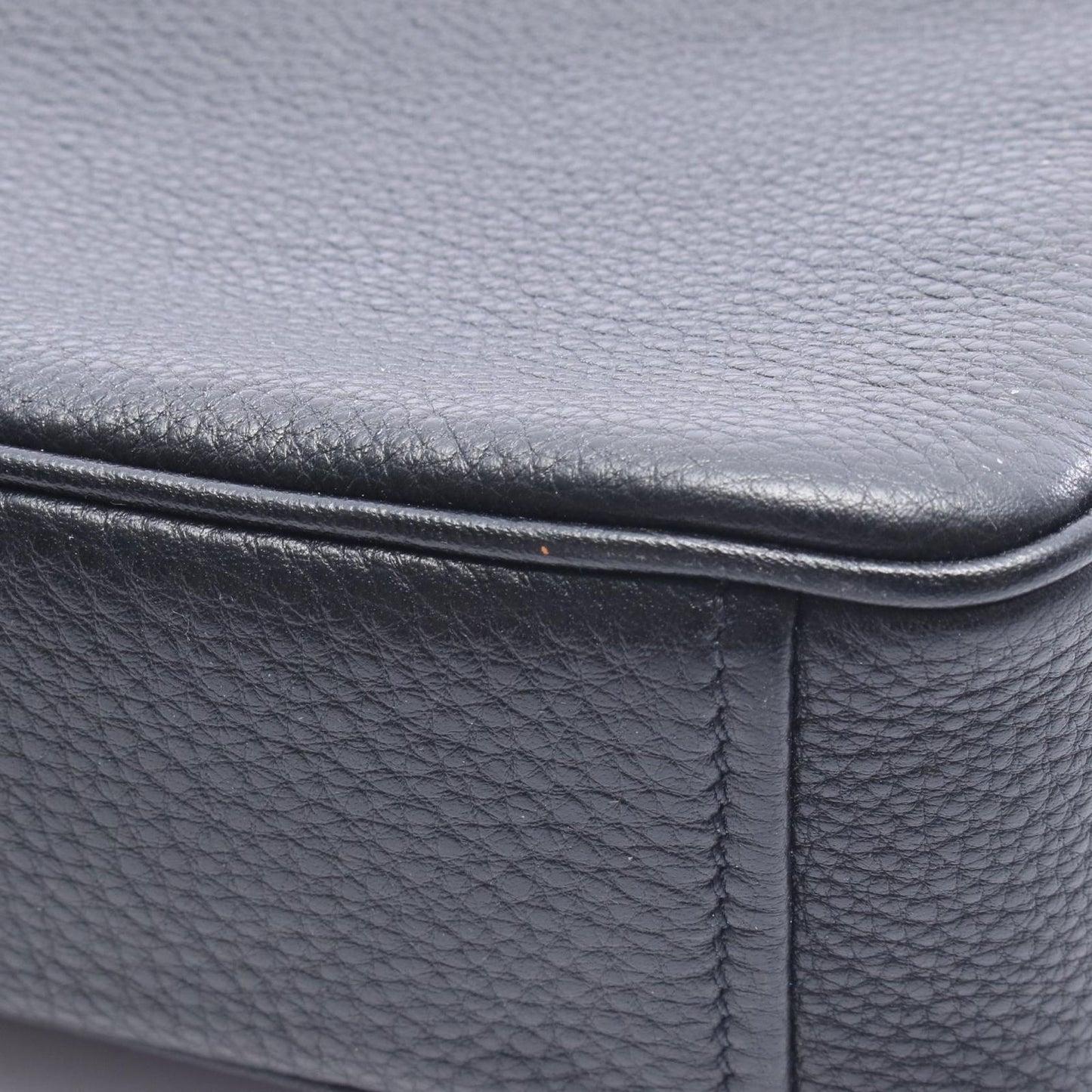 Prada Shoulder Bag Vitello Phenix Black Leather Daino — view 5