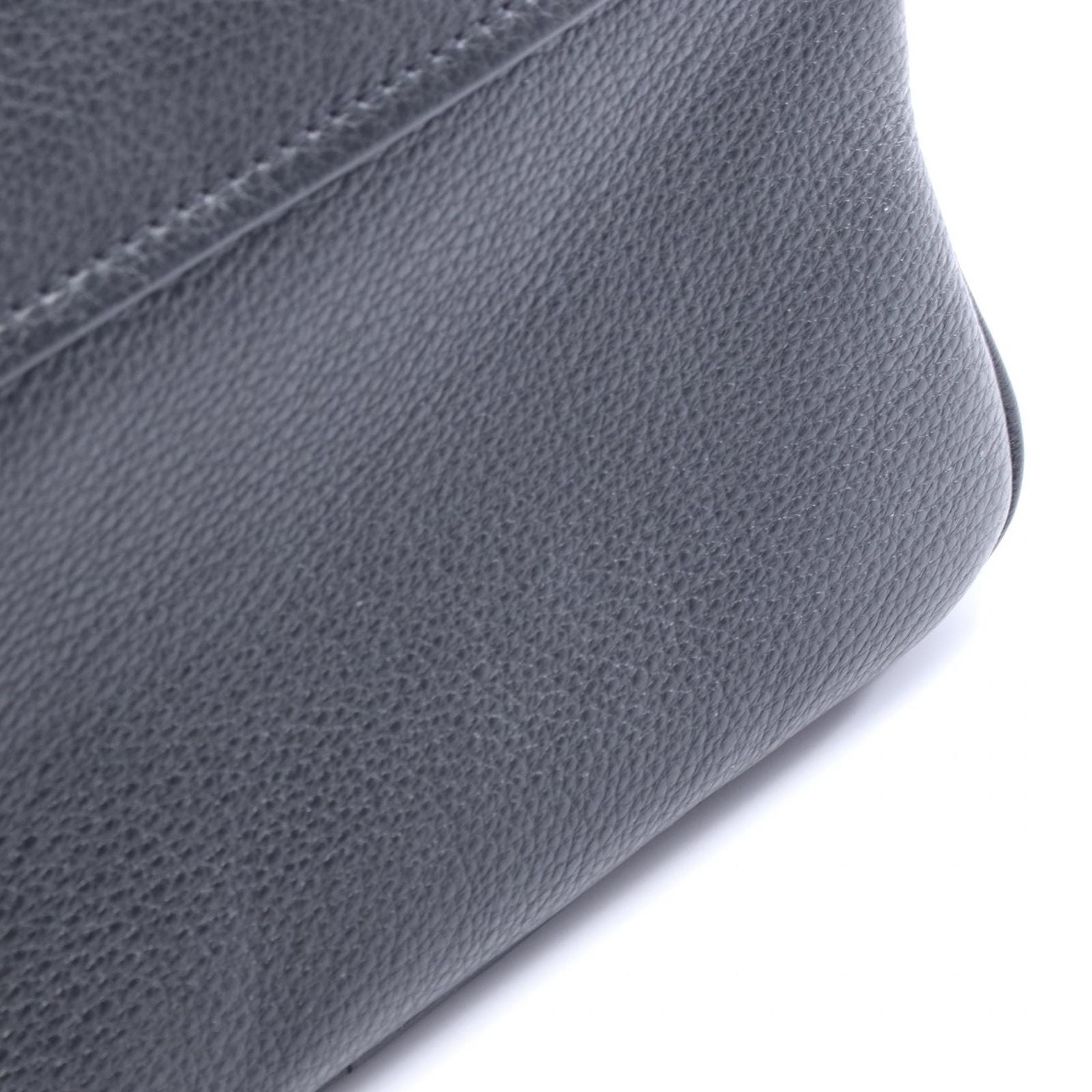Prada Shoulder Bag Vitello Phenix Black Leather Daino — view 6