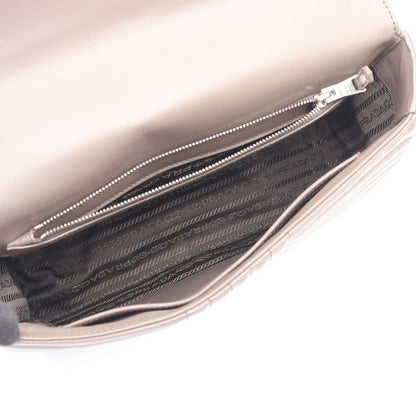 Prada Shoulder Bag Soft Calf Impun Diagram Leather Chain — view 3
