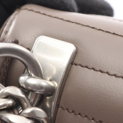 Prada Shoulder Bag Soft Calf Impun Diagram Leather Chain — view 7