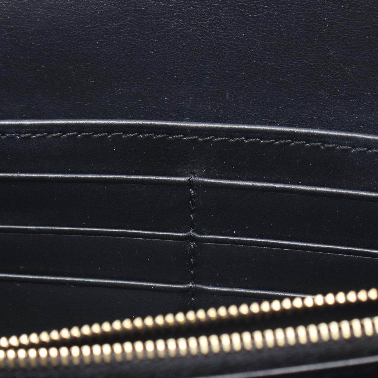 Celine Bifold Wallet Large Triomphe Black Leather — view 5