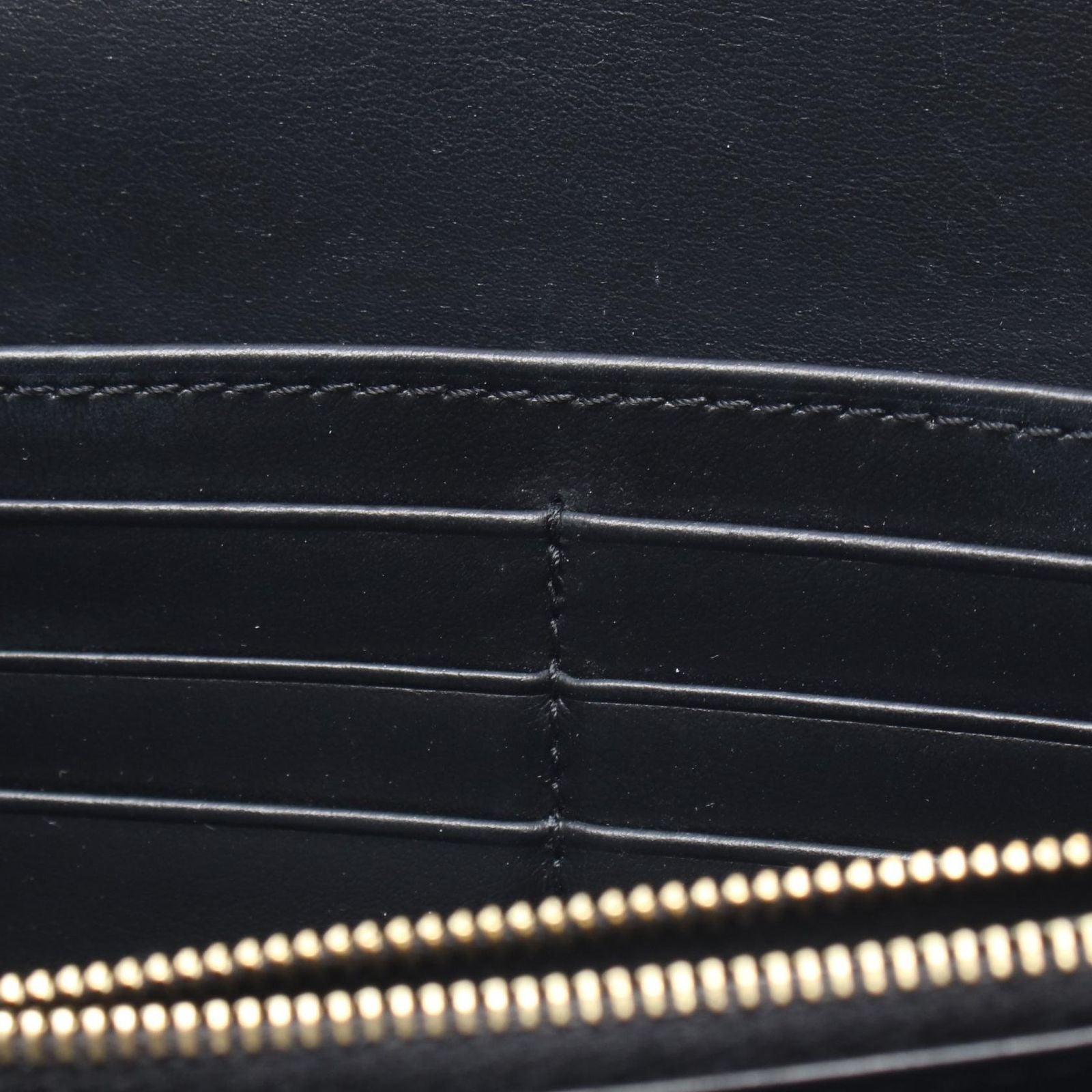 Celine Bifold Wallet Large Triomphe Black Leather — view 5