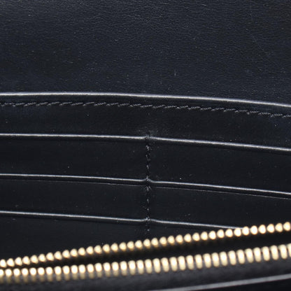 Celine Bifold Wallet Large Triomphe Black Leather — view 5