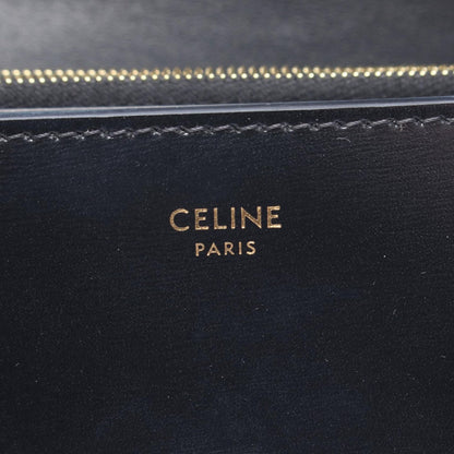 Celine Bifold Wallet Large Triomphe Black Leather — view 4