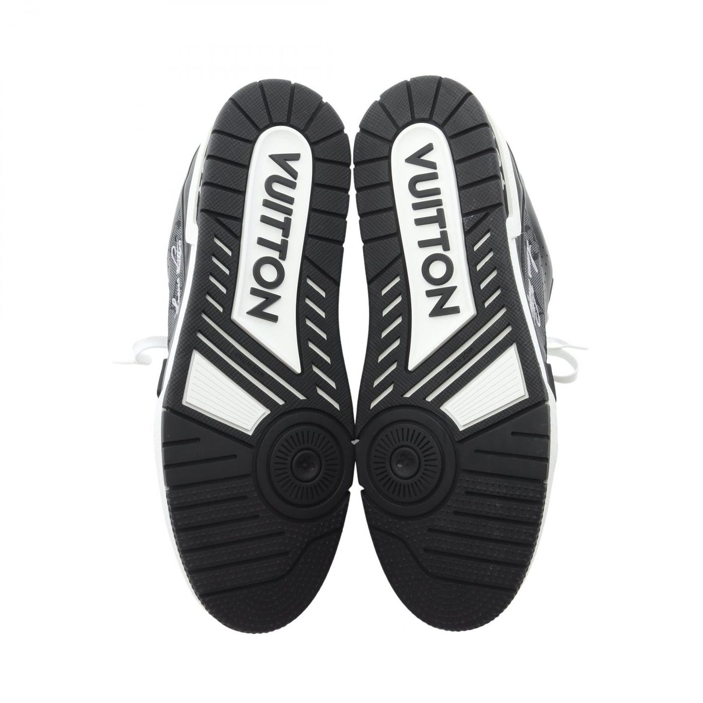Louis Vuitton Sneakers LV Trainer Line Monogram Jacquard Noir Leather — view 4