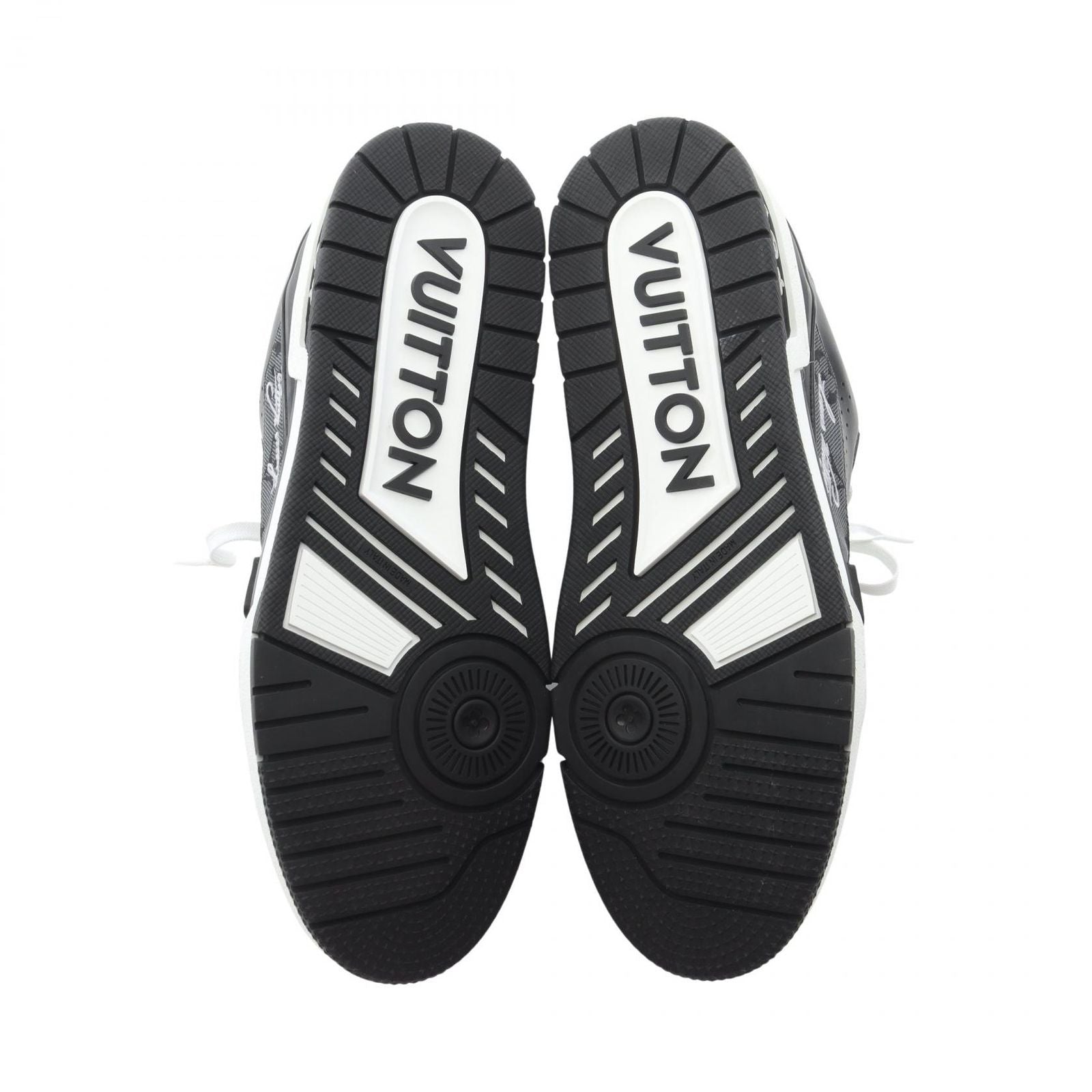 Louis Vuitton Sneakers LV Trainer Line Monogram Jacquard Noir Leather — view 4
