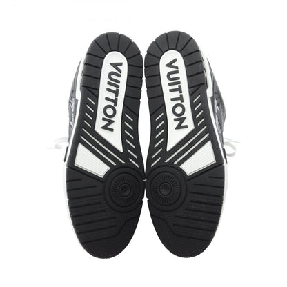 Louis Vuitton Sneakers LV Trainer Line Monogram Jacquard Noir Leather — view 4