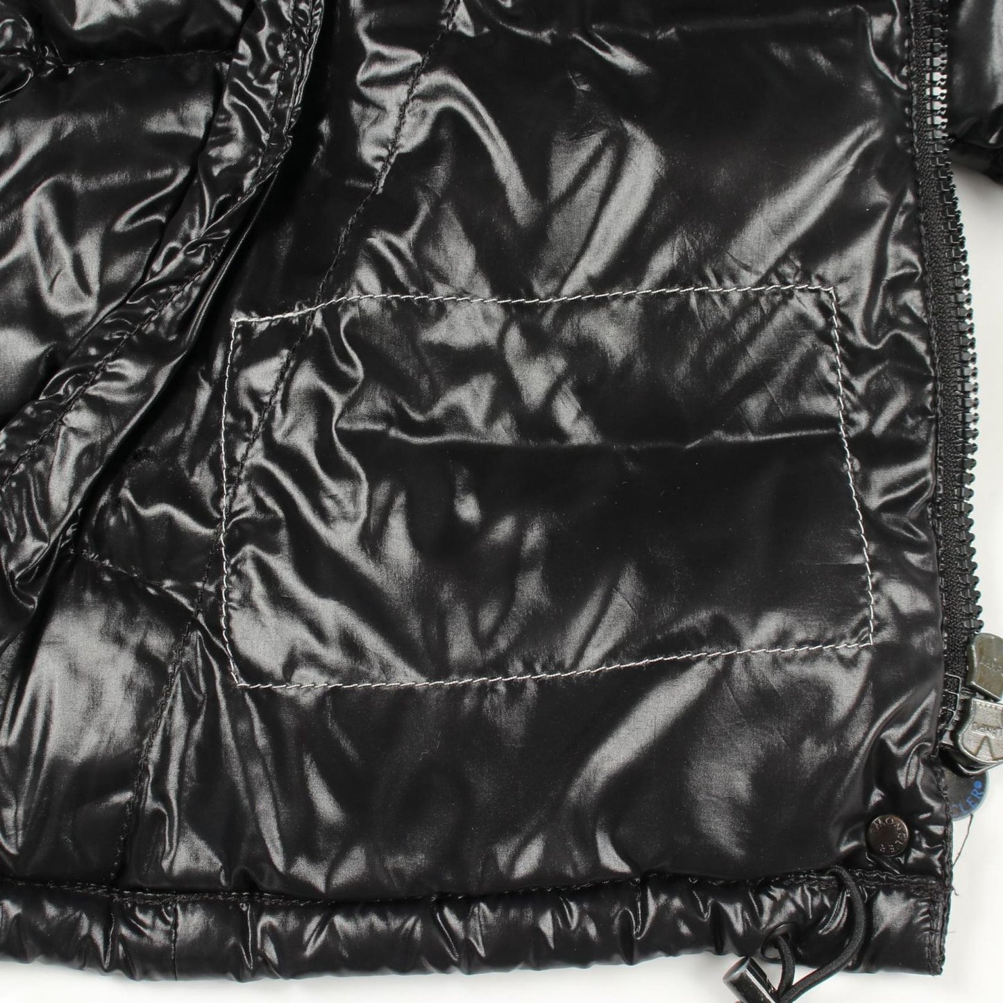Moncler Down Jacket Claire Black Nylon — view 8