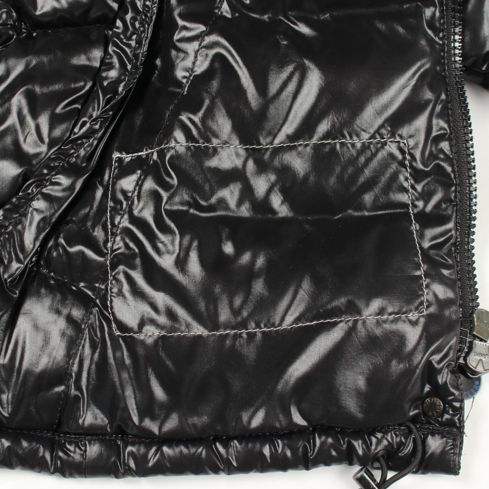 Moncler Down Jacket Claire Black Nylon — view 8