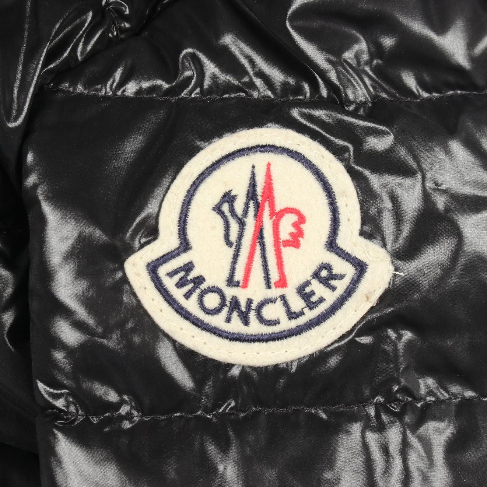 Moncler Down Jacket Claire Black Nylon — view 7