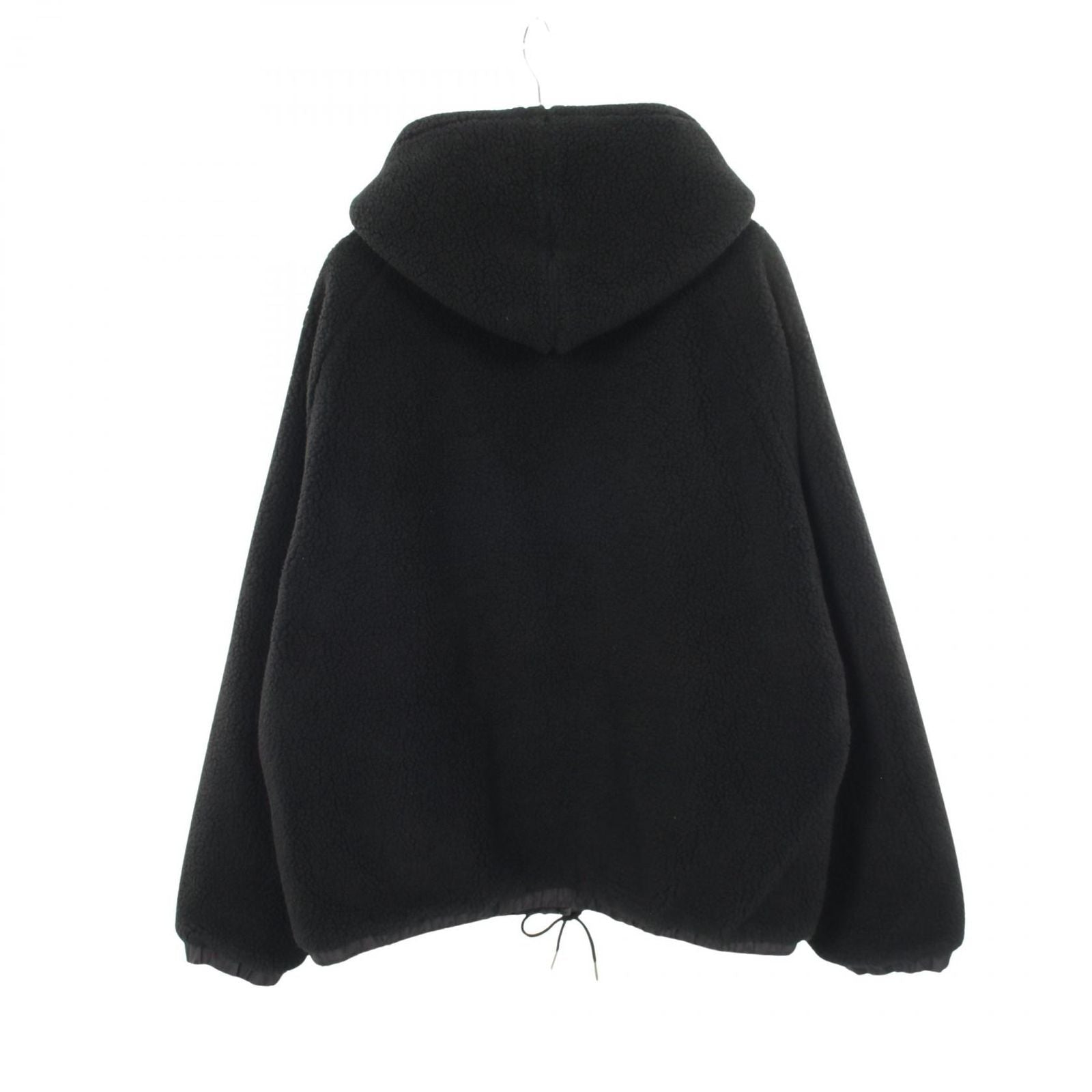 Celine Hooded Boa Black Others Boa Jacket — view 2