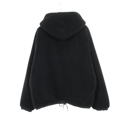 Celine Hooded Boa Black Others Boa Jacket — view 2