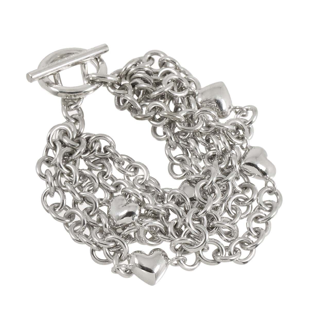 Tiffany & Co Heart Chain Bracelet 16.5 cm 925 Sterling Silver — view 3