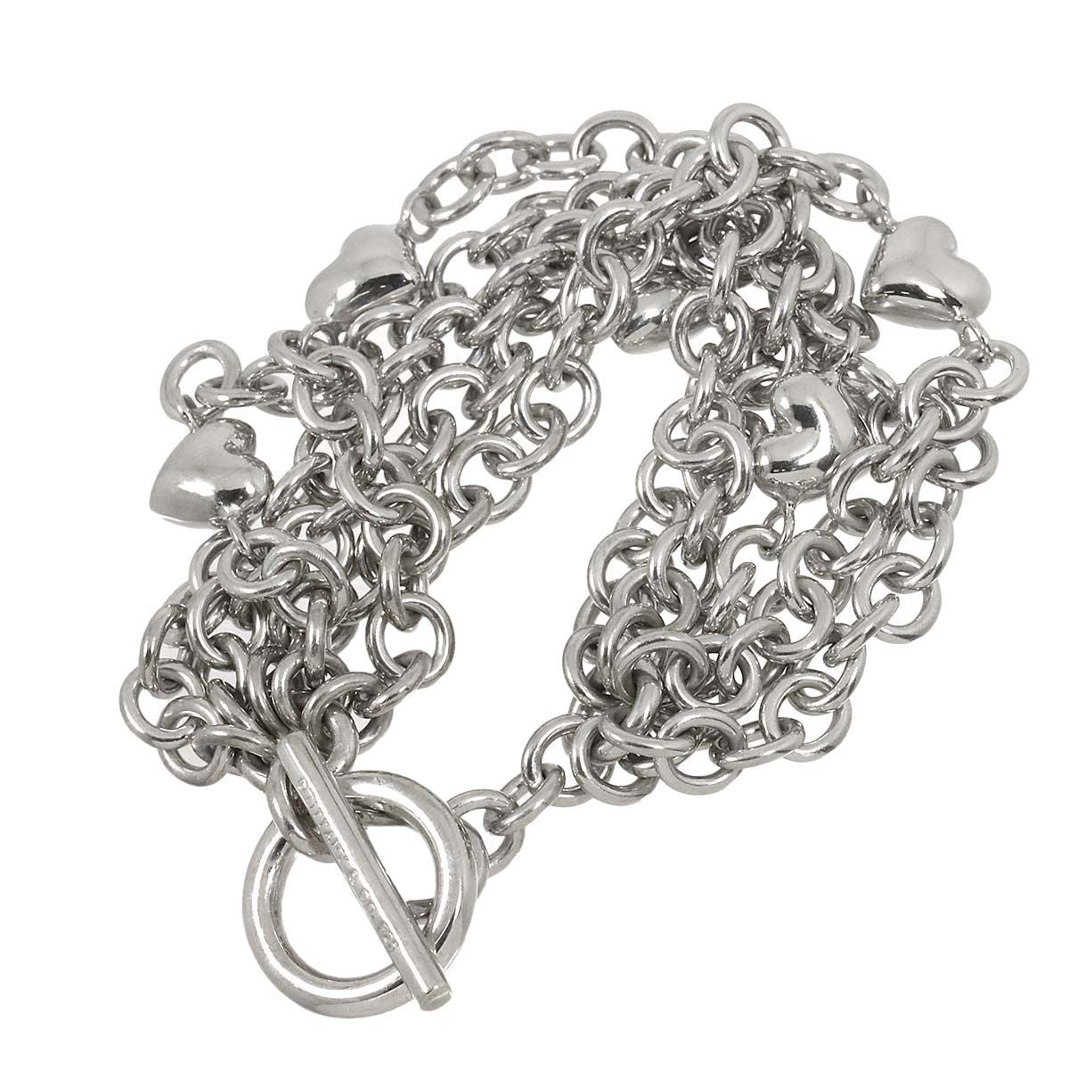 Tiffany & Co Heart Chain Bracelet 16.5 cm 925 Sterling Silver — view 2