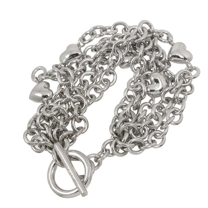 Tiffany & Co Heart Chain Bracelet 16.5 cm 925 Sterling Silver — view 2