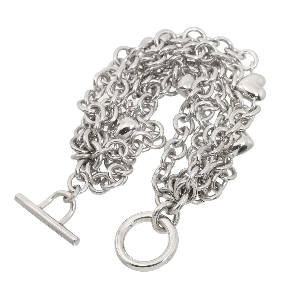Tiffany & Co Heart Chain Bracelet 16.5 cm 925 Sterling Silver — view 4