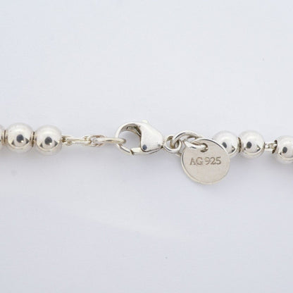 Tiffany & Co Bracelet Return to Heart Ball Chain 925 Sterling Silver Blue — view 4