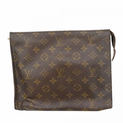 Louis Vuitton Clutch Monogram Pochette Toilet 26 Brown