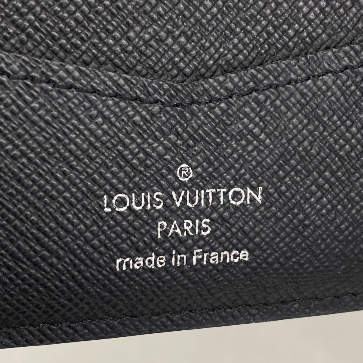Louis Vuitton Bill Purse Monogram Eclipse Portefeuille Calf Black Wallet — view 4