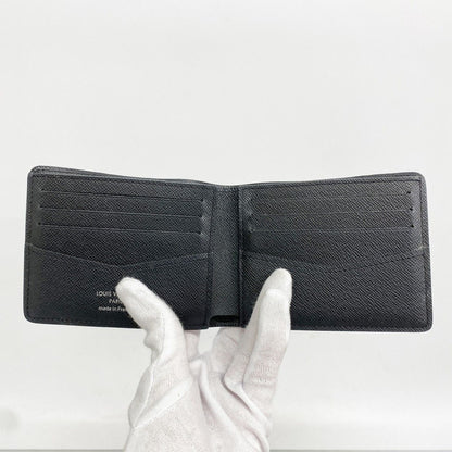 Louis Vuitton Bill Purse Monogram Eclipse Portefeuille Calf Black Wallet — view 3