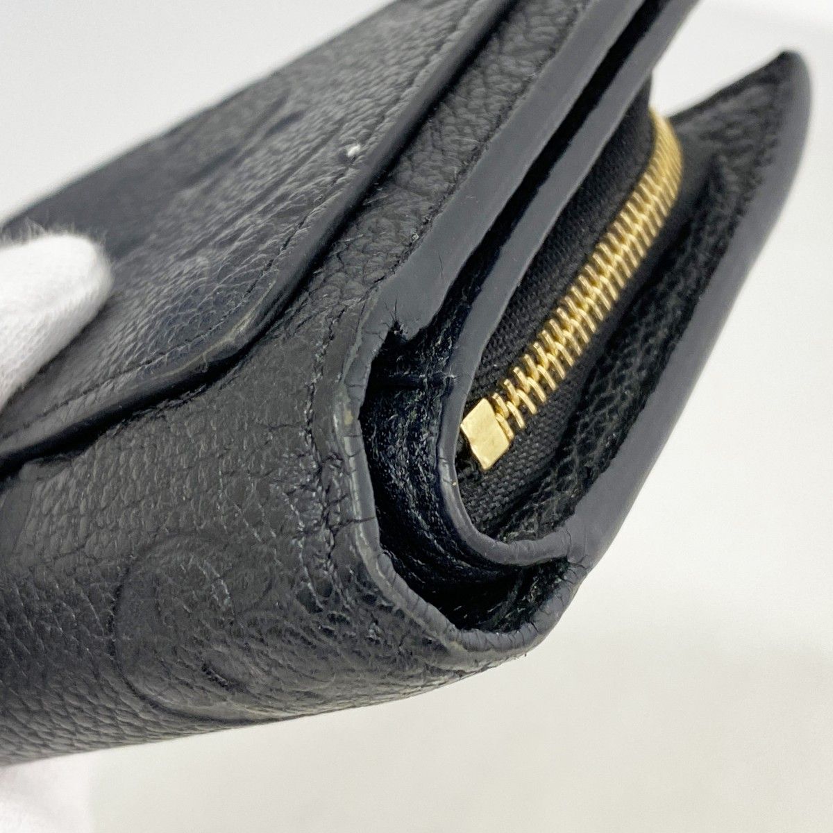 Louis Vuitton Wallet Monogram Empreinte Portefeuille Noir — view 5