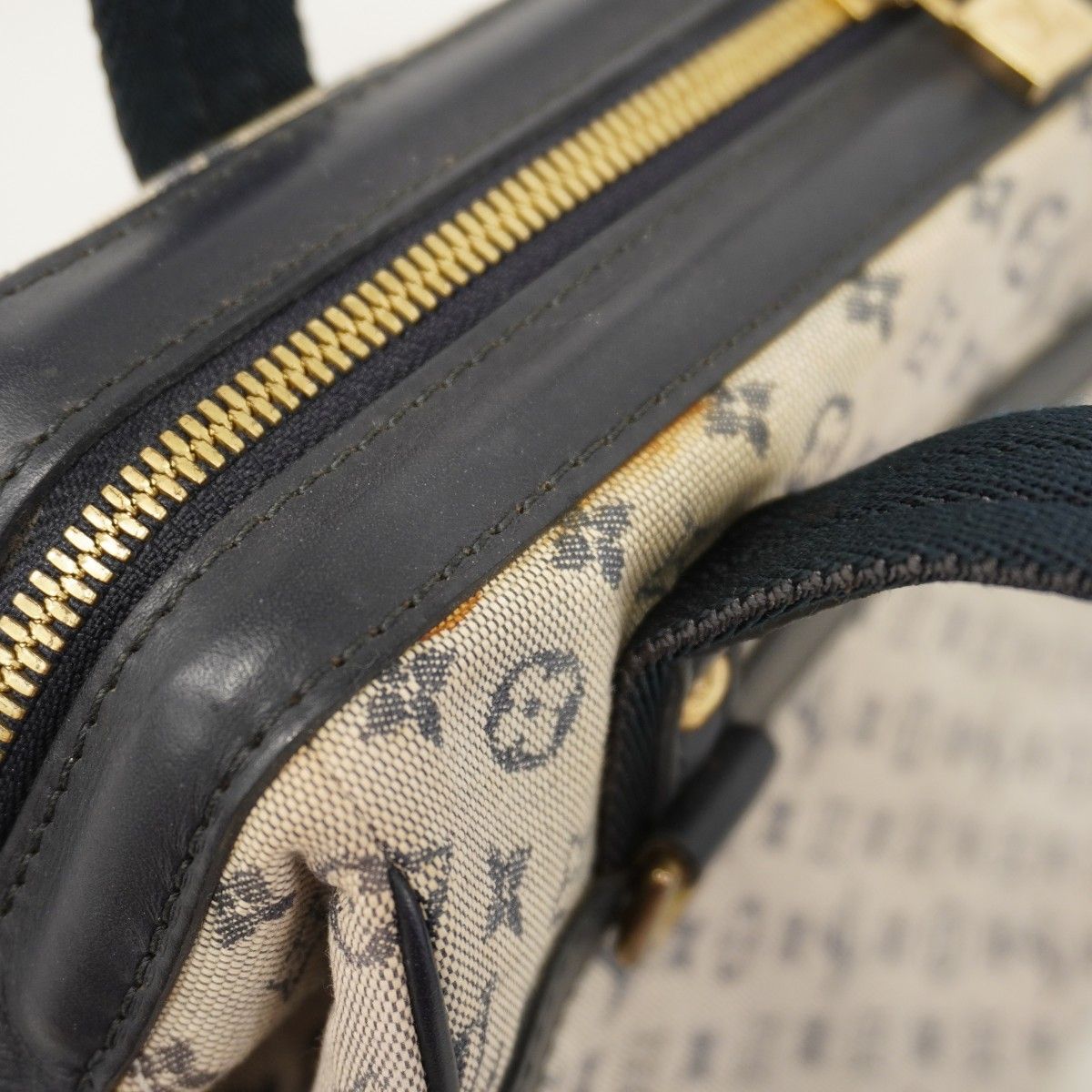 Louis Vuitton Handbag Monogram Mini Josephine PM Blue — view 7
