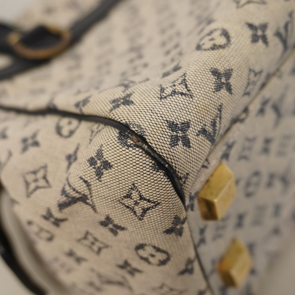 Louis Vuitton Handbag Monogram Mini Josephine PM Blue — view 6