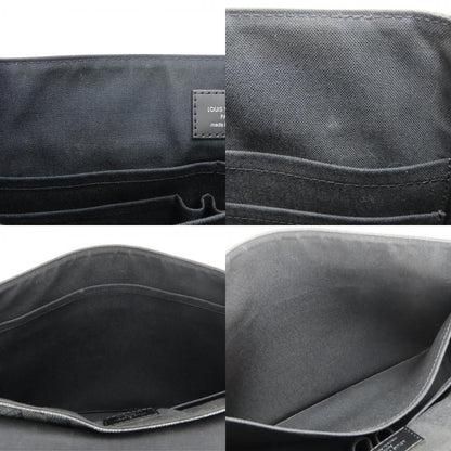 Louis Vuitton Shoulder Bag District MM Damier Graphite Black Gray Crossbody — view 5