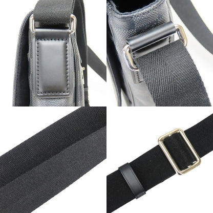 Louis Vuitton Shoulder Bag District MM Damier Graphite Black Gray Crossbody — view 8