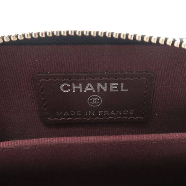 Chanel Caviar Quilted Coin Case — view 9