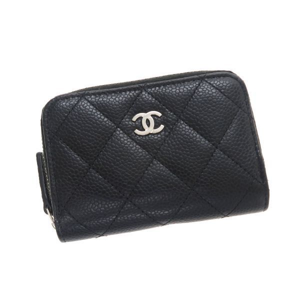 Chanel Caviar Quilted Coin Case