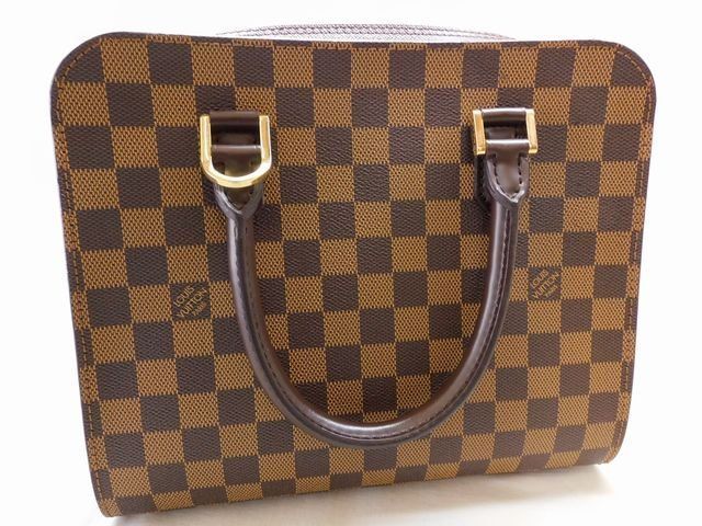 Louis Vuitton Damier Triana Handbag Brown — view 2