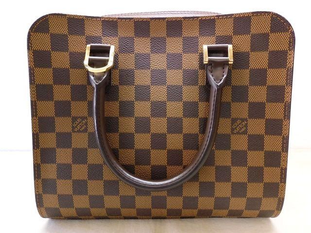 Louis Vuitton Damier Triana Handbag Brown